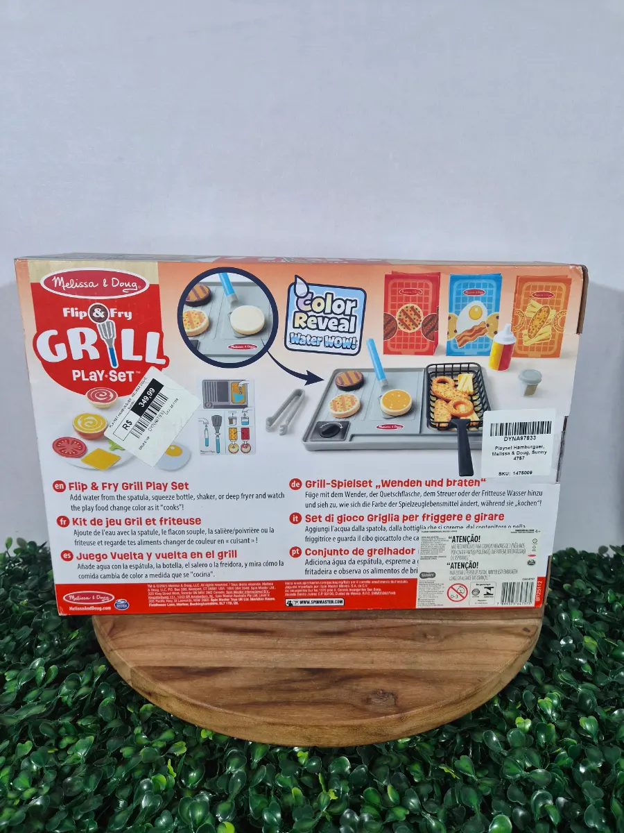 Playset hambúrguer Melissa doug sunny miniatura 2