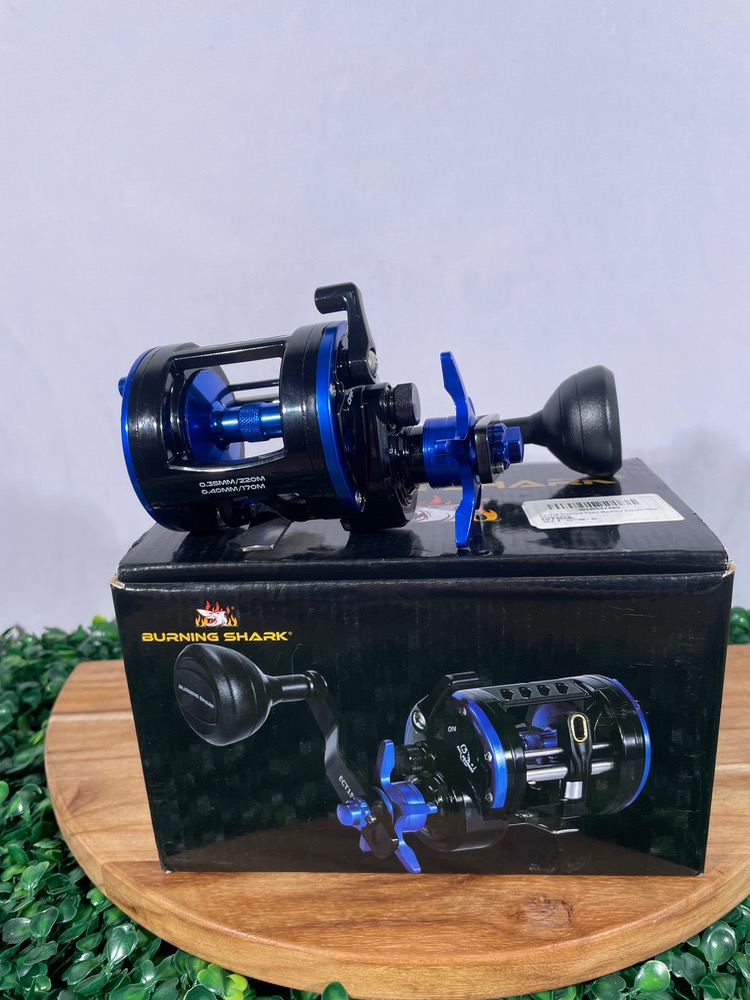 Carretilha premium p/pesca marítima miniatura 3