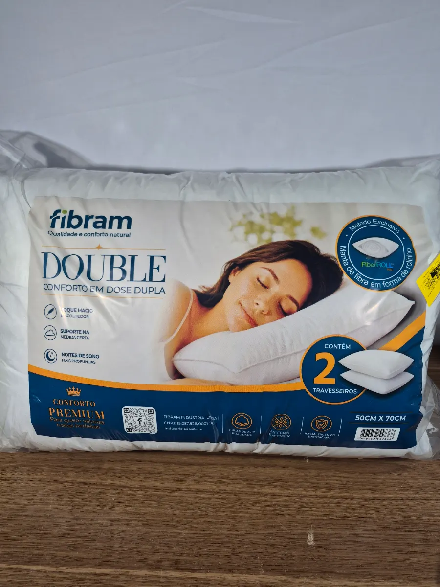 Travesseiro com 2 unidades double