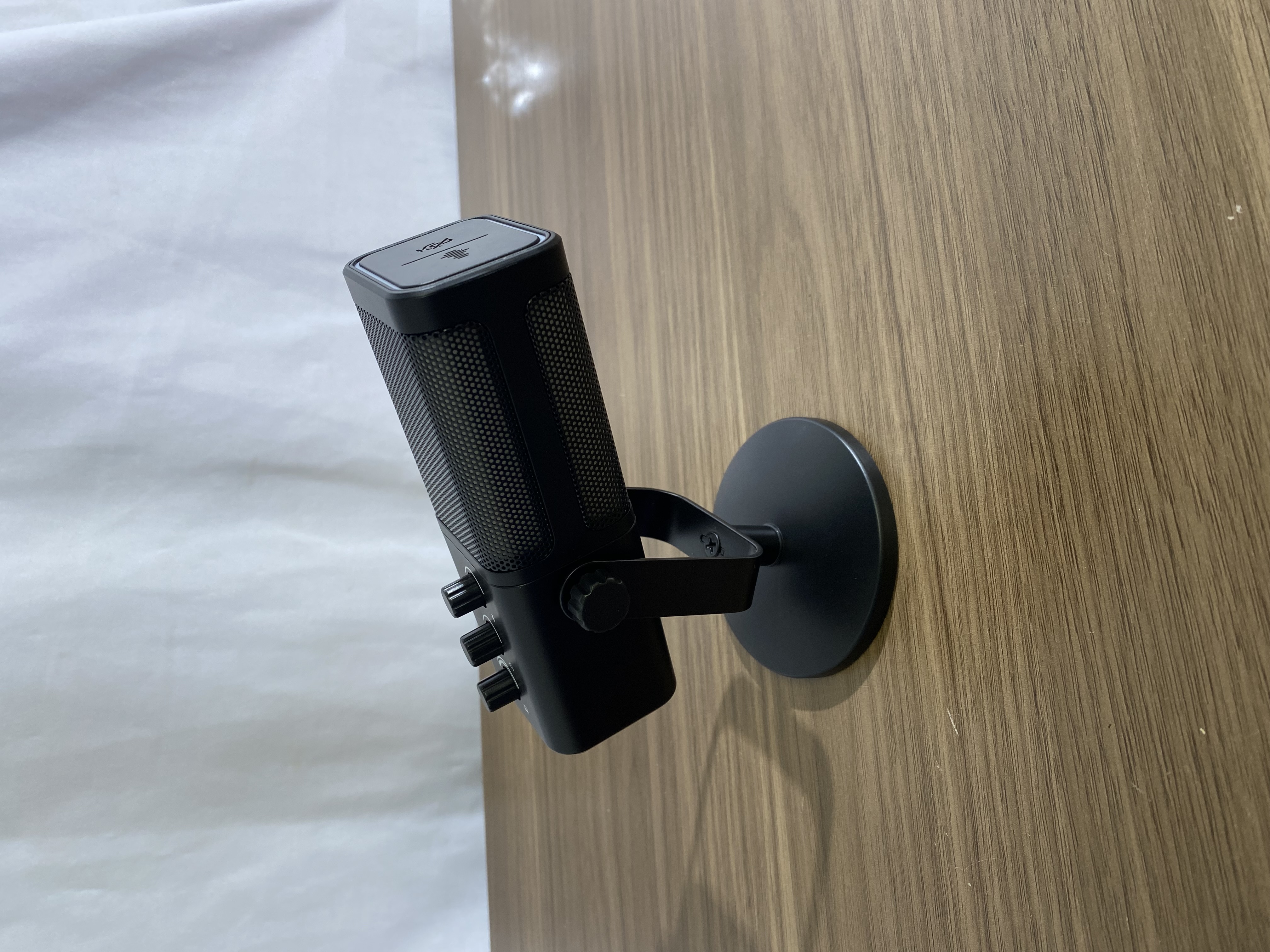 Microfone c/fio m7 c/luzes miniatura 2