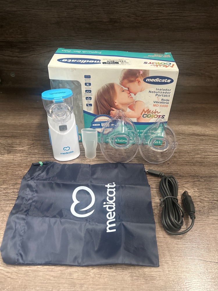 Nebulizador de rede medicate md 4400 silencioso portátil