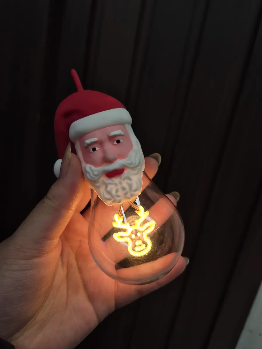 Lâmpada led papai noel
