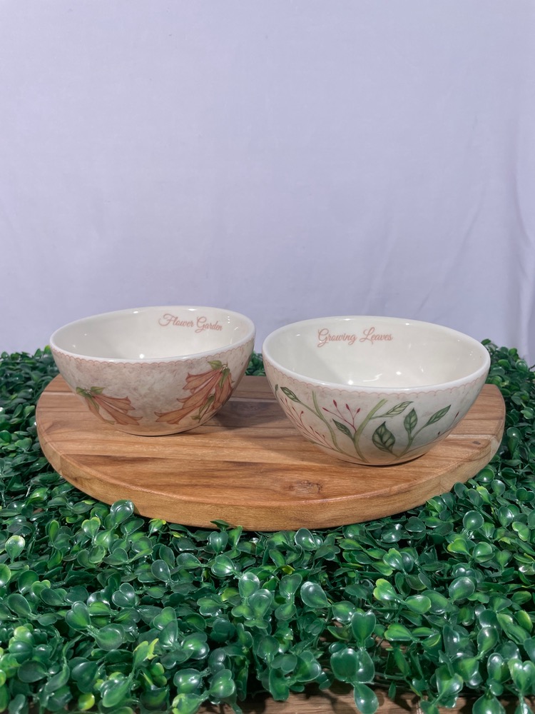 Kit 2 tigela bowl Corona lovery garden 500ml