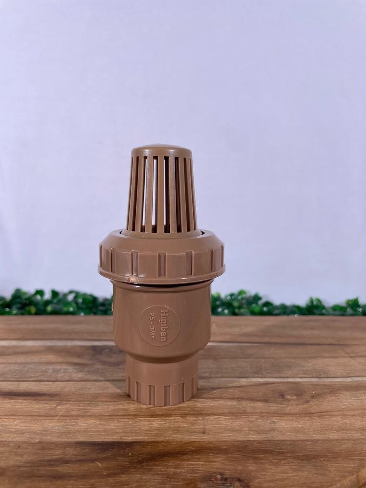 Válvula de pé com crivo sucção pvc 1